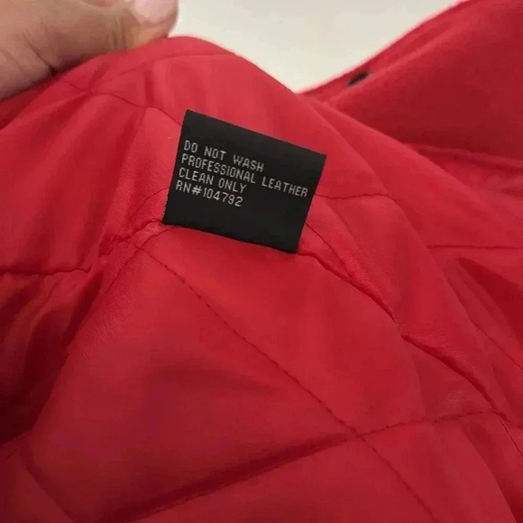 Vintage Red and Black Varsity Jacket XL – Bold & Classic! - Picture 3 of 8